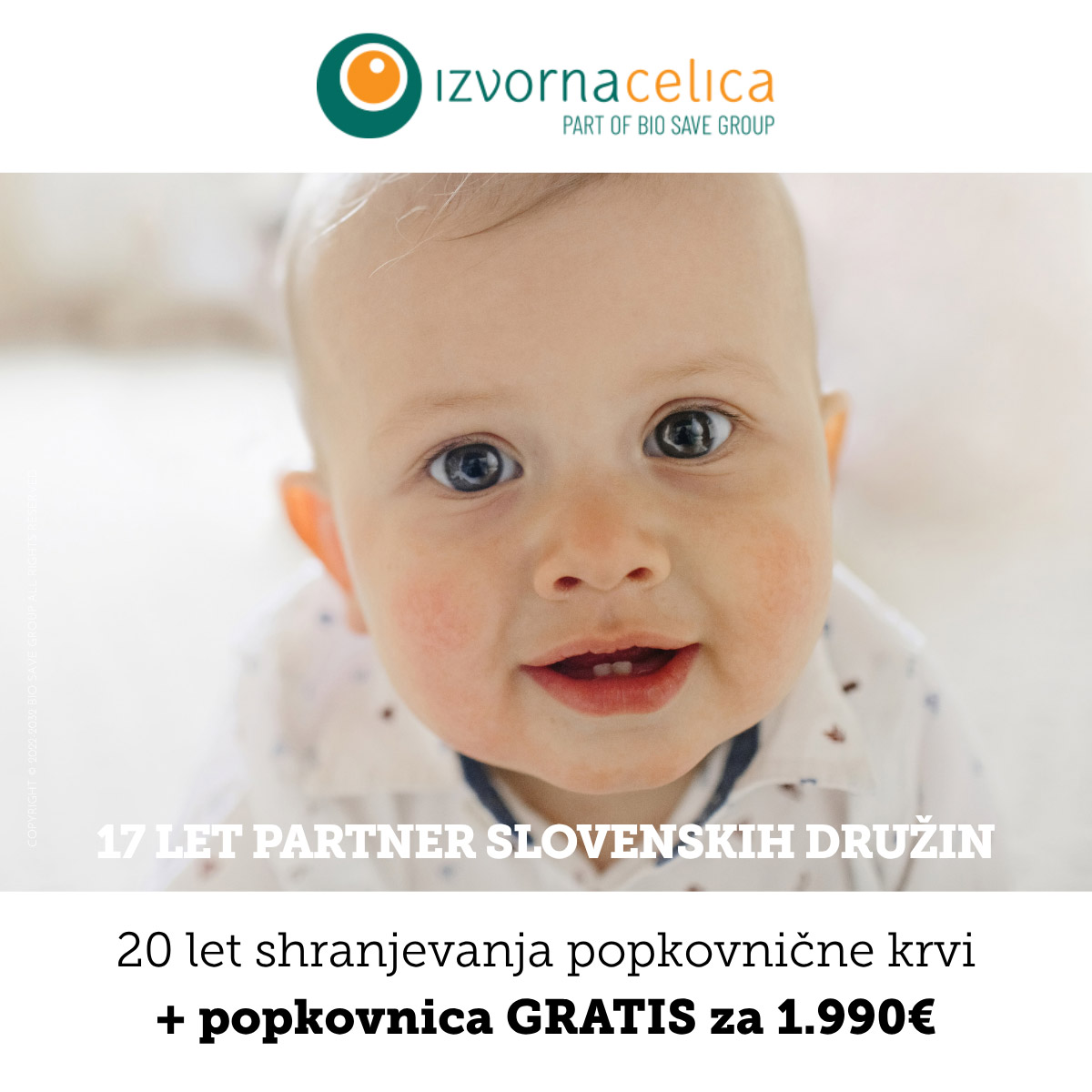 POSEBNA AKCIJA ZA 17. ROJSTNI DAN IZVORNE CELICE
